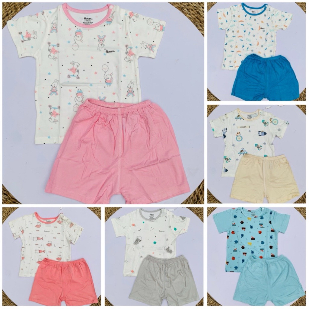 [Avaler size 12-18m sale] Bộ cộc tay sợi tre Avaler size 12-18m (nhiều mẫu)