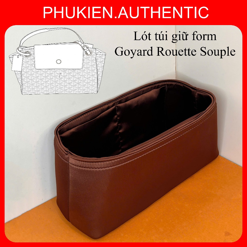 [LÓT LỤA] Lót Túi Giữ Form Goyard Rouette Souple Cao Cấp – Vải Lụa Mềm, Chuẩn Form Túi