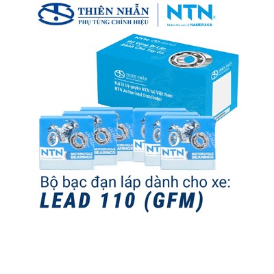 Bộ Bạc Đạn Láp NTN xe LEAD 110 (GFM) (6201V135, 6202V202, TMB204V194, 6301V93, 6004LLU/2AS, 6201V135)