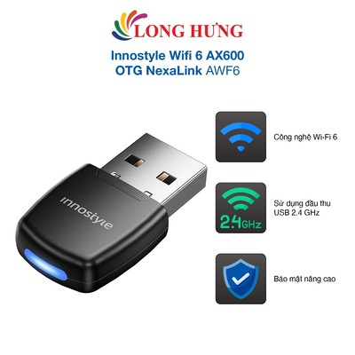 USB Wifi Innostyle Wifi 6 AX600 OTG NexaLink AWF6 - Hàng chính hãng