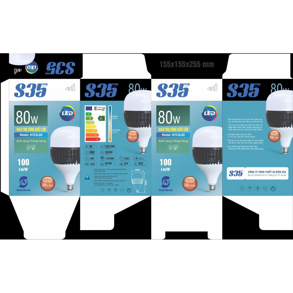 bóng led S35 5w-60w