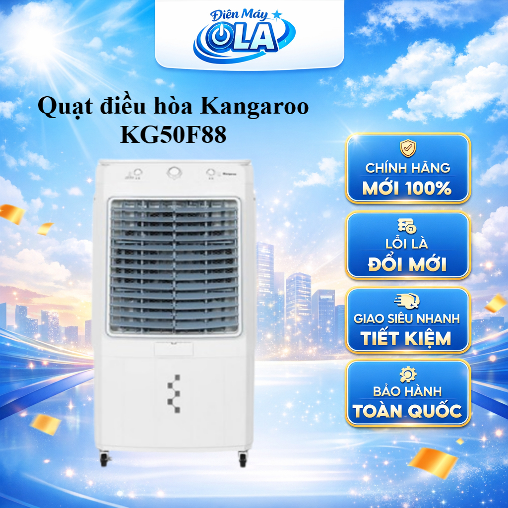 TOÀN QUỐC - KG50F88  - Quạt điều hòa Kangaroo 200W KG50F88