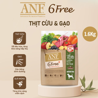 [1.6Kg - 5.6Kg] Hạt Cho Chó ANF 6Free, Hữu Cơ, Dinh Dưỡng Hoàn Chỉnh, Hỗ Trợ Sức Khỏe