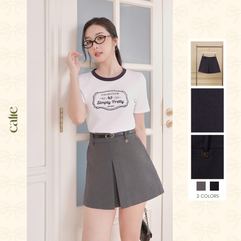(𝐓𝐡𝐞 𝐔𝐩𝐰𝐢𝐧𝐝 𝐊𝐢𝐭𝐞)Quần short giả váy tuytsi ly giữa chất liệu cao cấp, form tôn dáng, thanh lịch thời trang Calie QS056 | BigBuy360 - bigbuy360.vn
