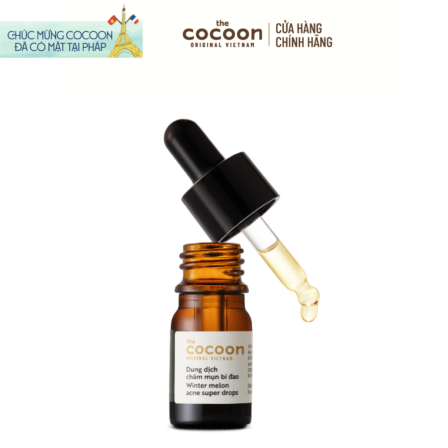 Dung dịch chấm mụn bí đao Cocoon sạch mụn & ngăn ngừa mụn 5ml