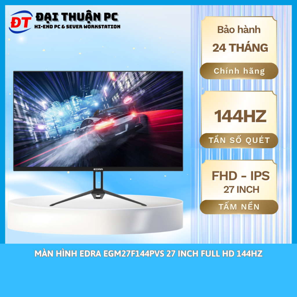 Màn hình EDRA EGM27F144PVS 27 Inch Full HD 144Hz