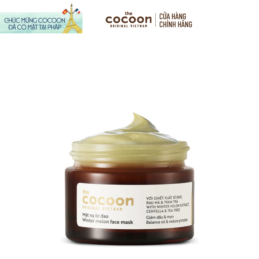Mặt nạ bí đao Cocoon giảm dầu & mụn 30ml
