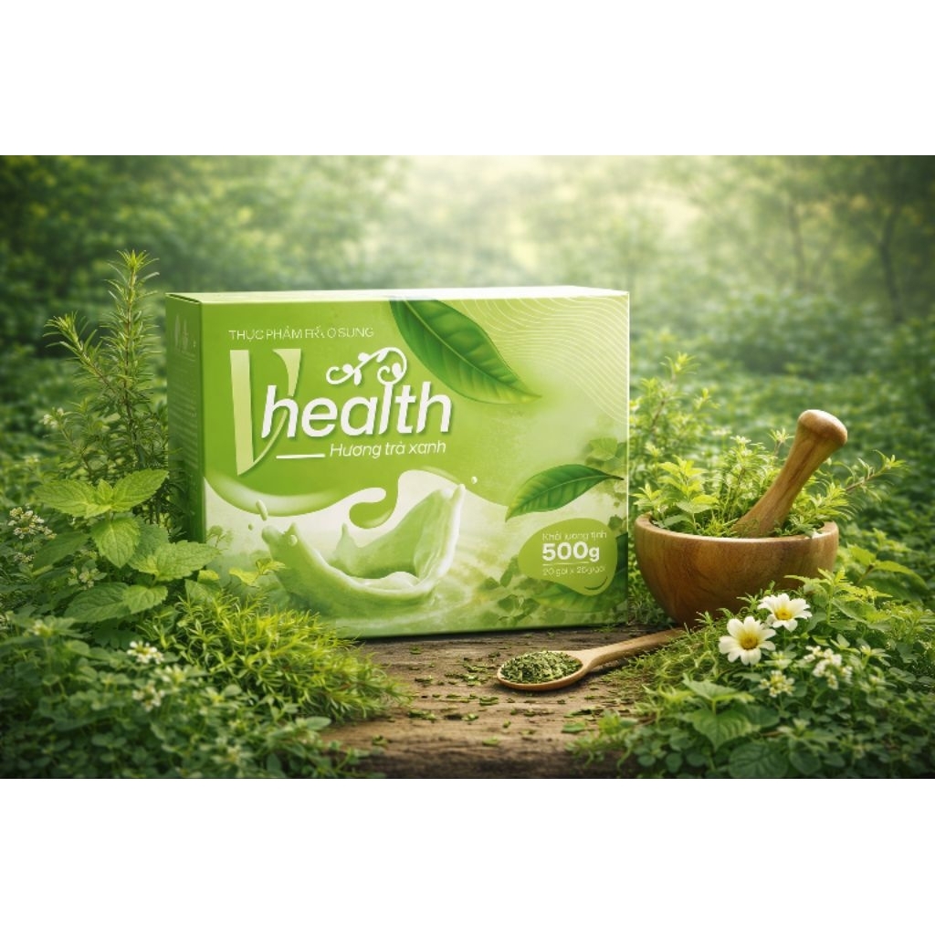 Thực phẩm bổ sung VHEALTH (hương trà xanh)