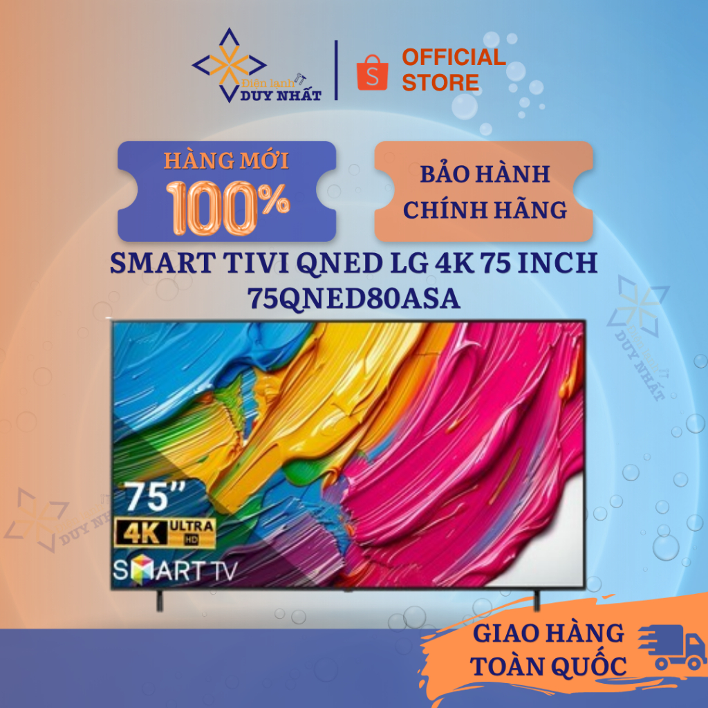 Smart Tivi QNED LG 4K 75 inch 75QNED80ASA
