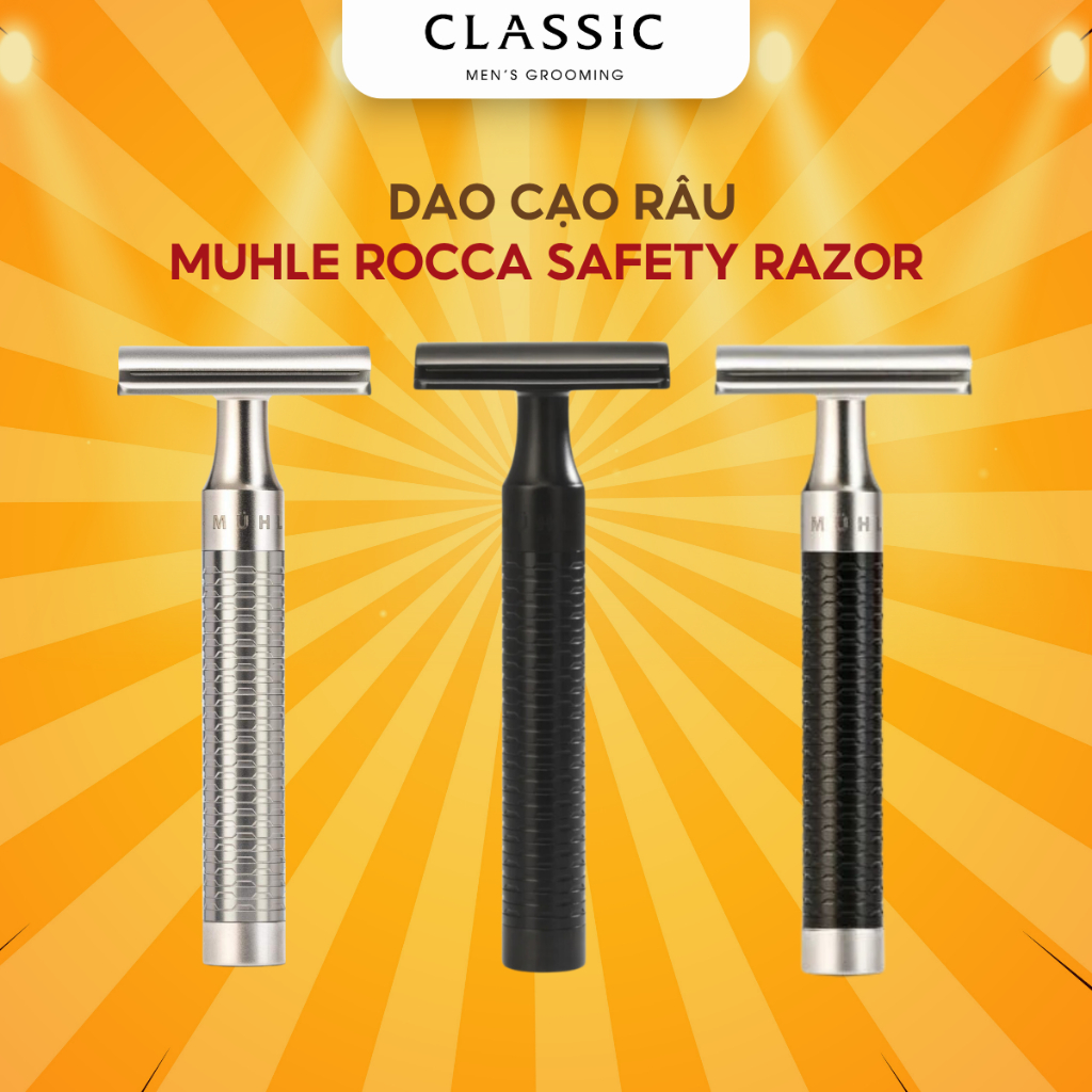 Dao Cạo Râu MUHLE ROCCA Safety Razor Closed Comb