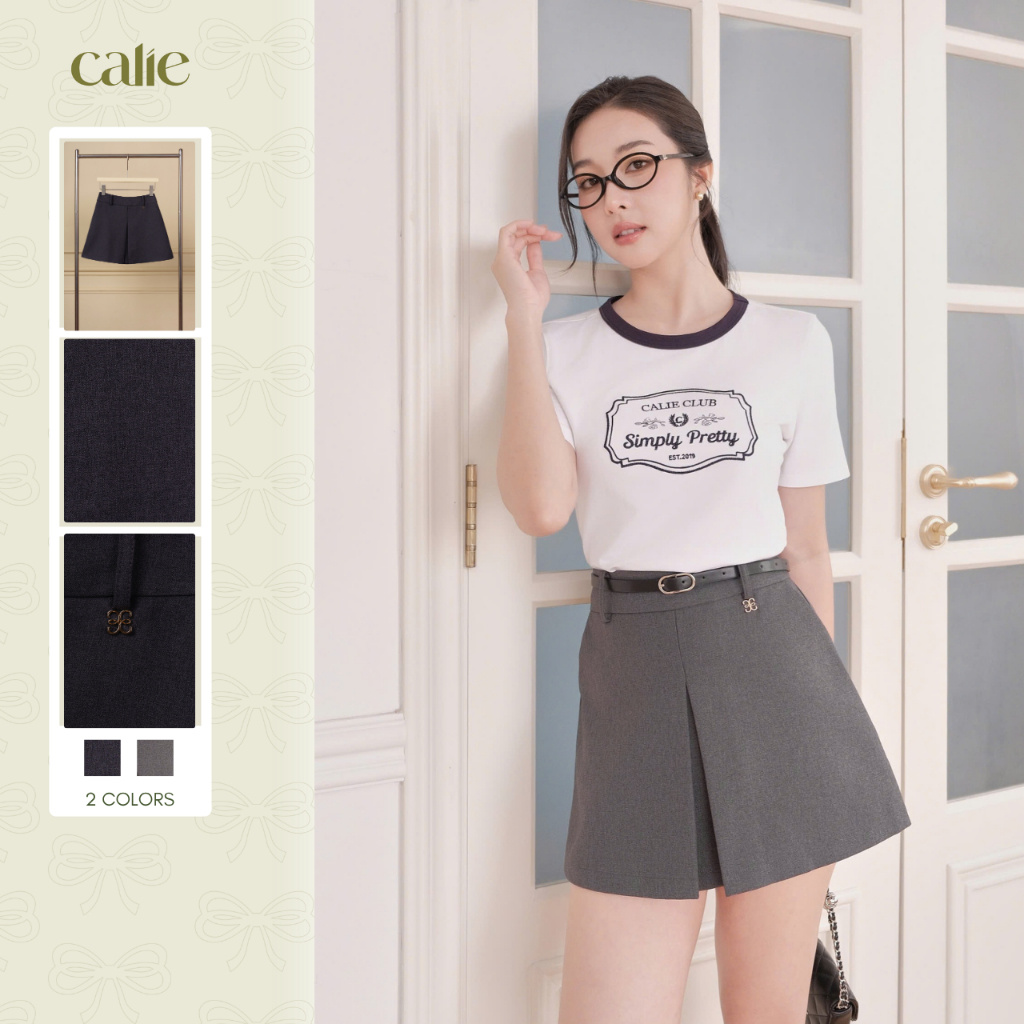(𝐓𝐡𝐞 𝐔𝐩𝐰𝐢𝐧𝐝 𝐊𝐢𝐭𝐞) Quần short giả váy tuytsi ly giữa, chất liệu cao cấp, lên form chuẩn thời trang nữ