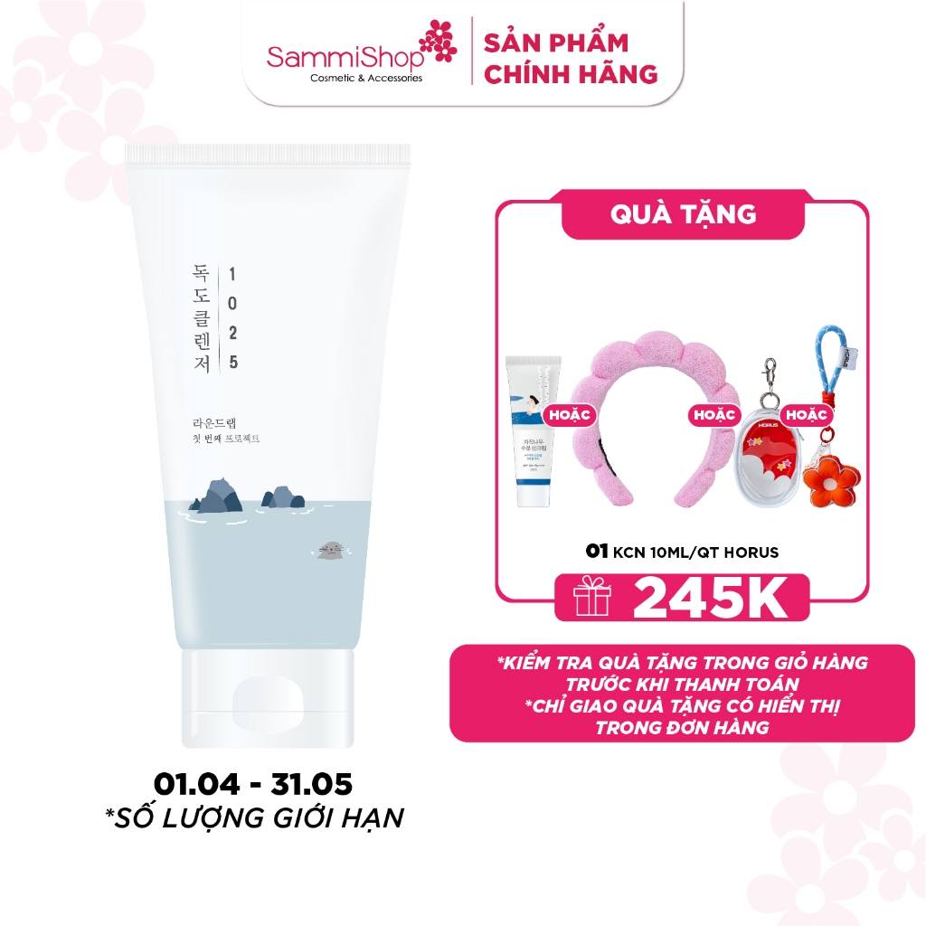Round Lab Sữa rửa mặt 1025 Dokdo Cleanser 150ml