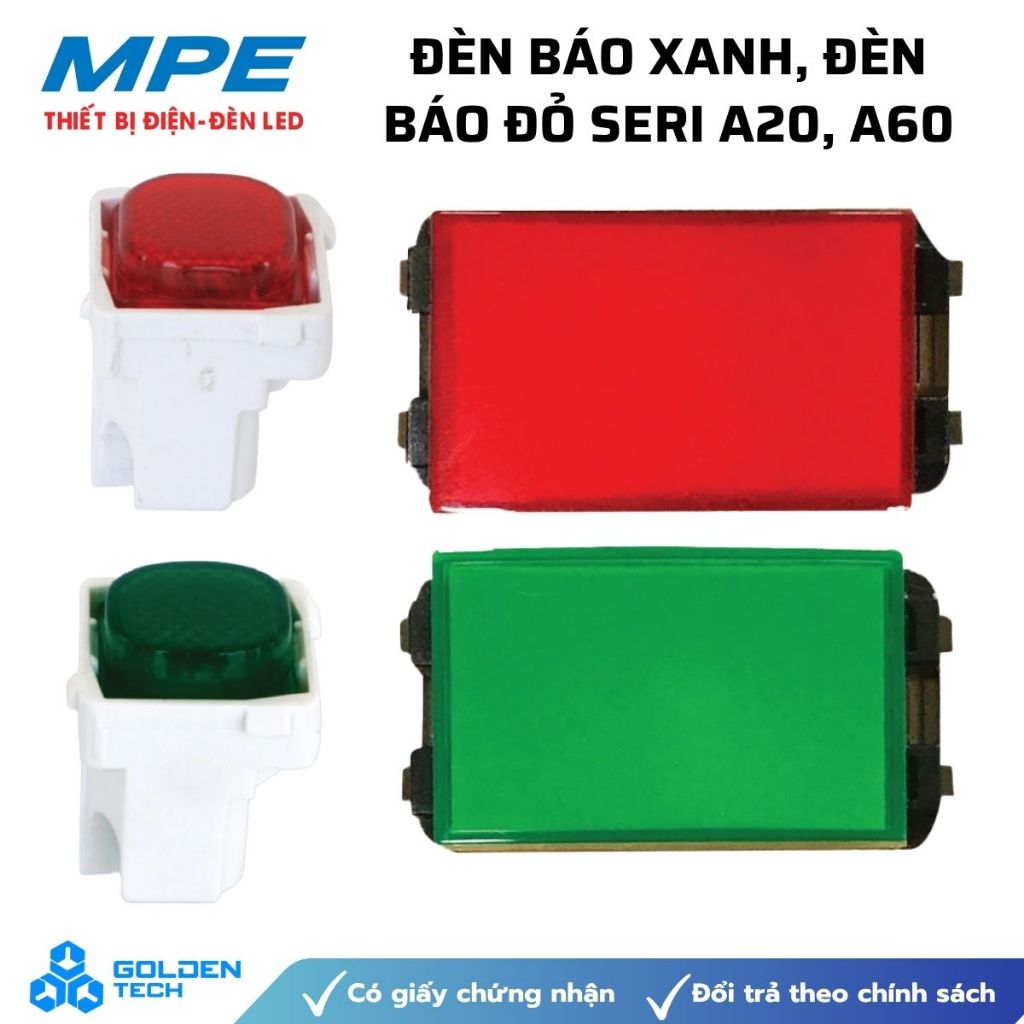 [MPE] Đèn báo xanh, đèn báo đỏ seri A20, A60