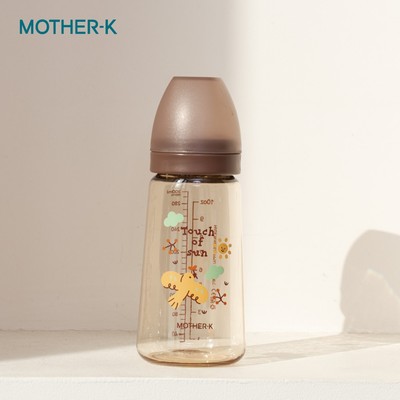 Mẫu mới 2026 - Bình sữa PPSU Hàn Quốc  - Mother K họa tiết CHIM THIÊN ĐƯỜNG cho bé từ 2 tháng - 280ml
