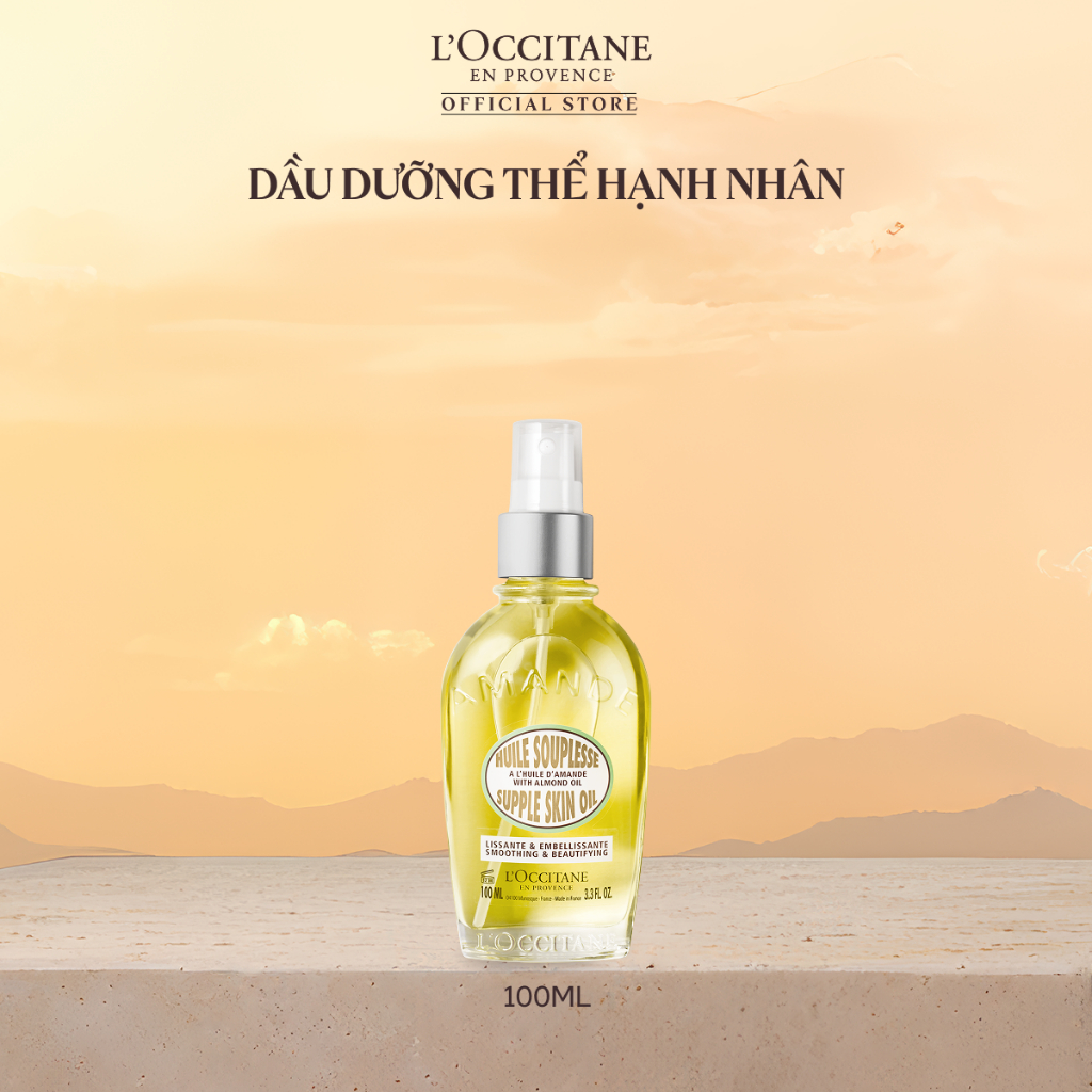 [LIVE] Dầu Dưỡng Thể Hạnh Nhân L'OCCITANE Almond Supple Skin Oil 100ML