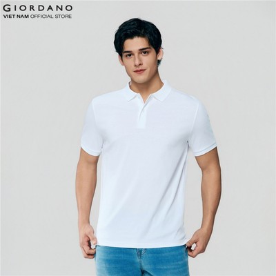 GIORDANO Áo Thun Nam Có Cổ Ngắn Tay Liquid Touch Polo 01016290