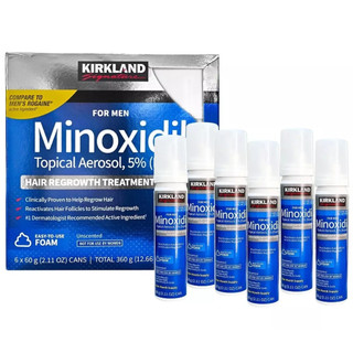 1 Hộp ( 6 Chai ) Dạng Foam ( Bọt ) Minox5% Hair Thoa ngoài mọc Tóc , mọc Râu ... Dành cho Nam giới .