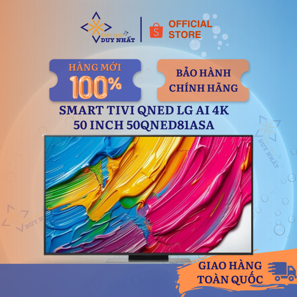 Smart Tivi QNED LG AI 4K 50 inch 50QNED81ASA