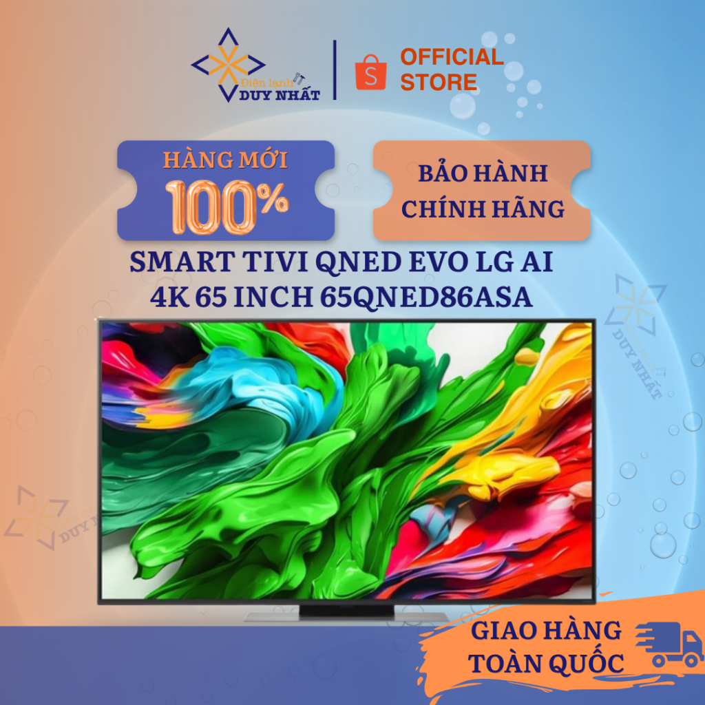 Smart Tivi QNED evo LG AI 4K 65 inch 65QNED86ASA