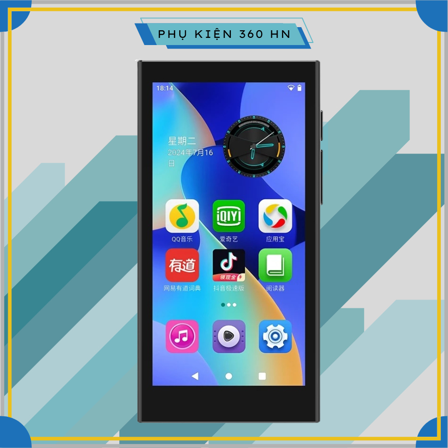 Máy Nghe Nhạc Android MP3/MP4 Màn Hình Cảm Ứng 4.8 inch IPS Lướt Web WIFI Bluetooth RUIZU H12