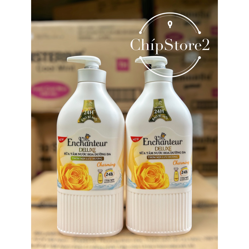 [Chai 900G] Sữa Tắm Hương Nước Hoa Enchanteur Dưỡng Da Thơm Mịn 900G