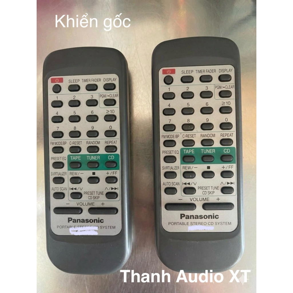 Khiển học đài Panasonic RX-ED50/ED70/ED77/ED90/ED707/Panasonic RX-DT680/DT690/....