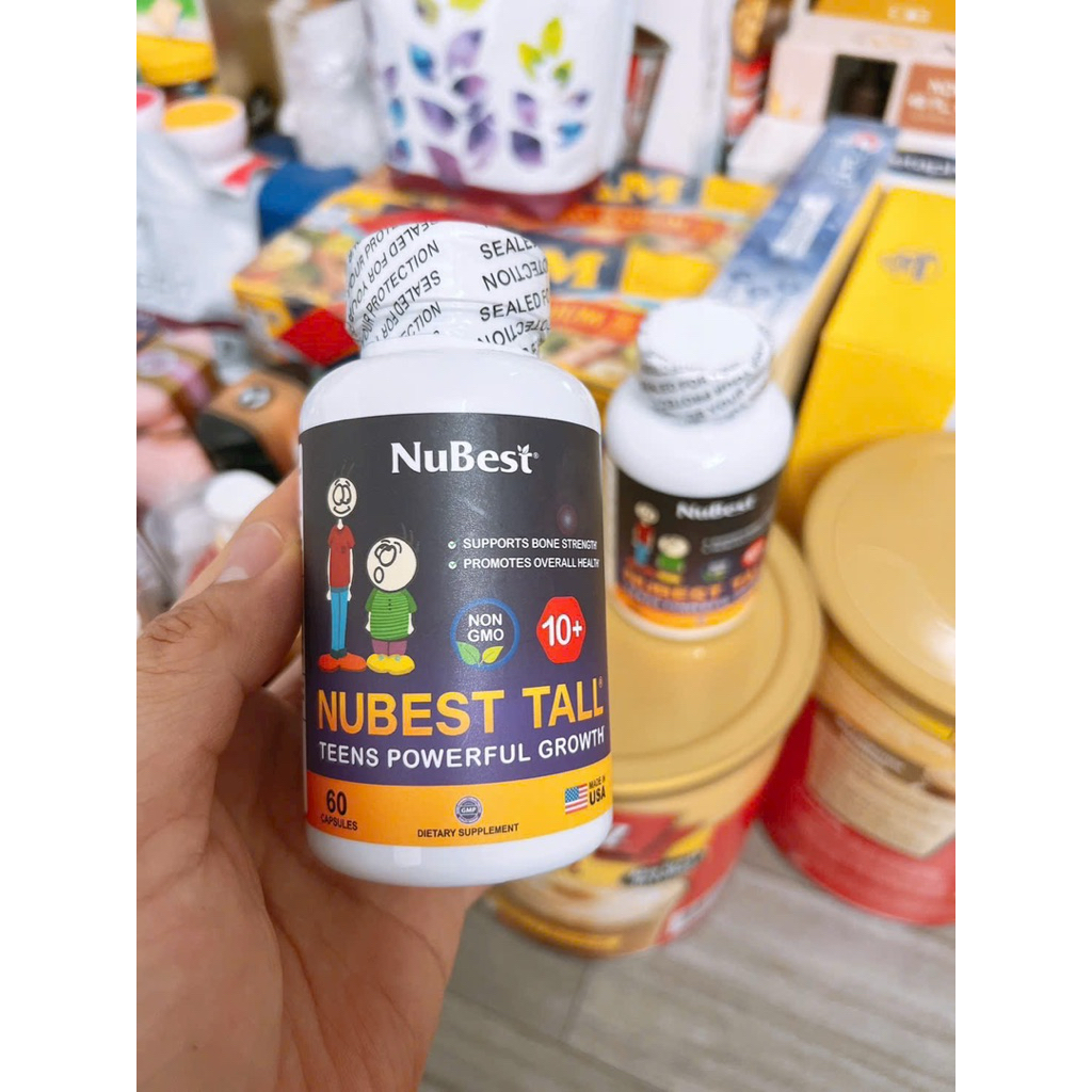 [ Date 07/2028 ] CHÍNH HÃNG - NUBEST TALL 10+ CỦA MỸ - VIÊN TĂNG CHIỀU CAO VƯỢT TRỘI CHO TRẺ EM- MAD