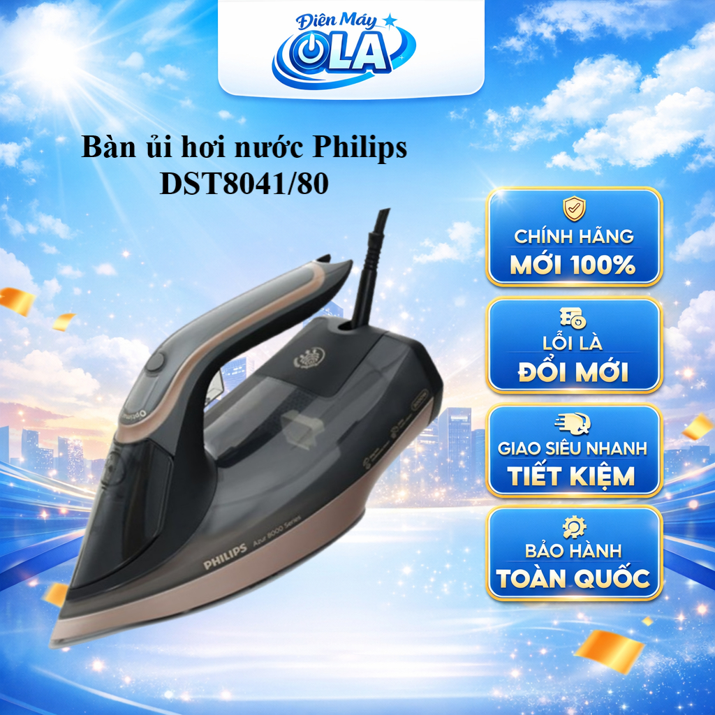(TOÀN QUỐC) - BD-D1054HVOS - Bàn ủi hơi nước Philips DST8041/80