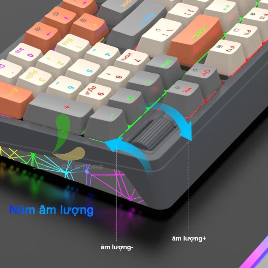 Bàn Phím Cơ XUNFOX K85 - Bàn Phím Có Dây Hỗ trợ Hotswap, 96 Phím Có Led RGB | BigBuy360 - bigbuy360.vn