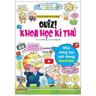 Sách Quiz! Khoa Học Kì Thú - Phần 2 - Thí Nghiệm-Quan Sát/Bí Quyết Học Tập/Hình Học/Robot/Khủng Long/... (Trọn Bộ)