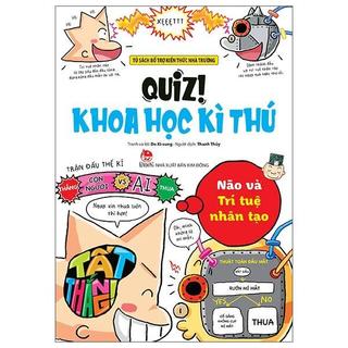 Sách Quiz! Khoa Học Kì Thú - Phần 2 - Thí Nghiệm-Quan Sát/Bí Quyết Học Tập/Hình Học/Robot/Khủng Long/... (Trọn Bộ)