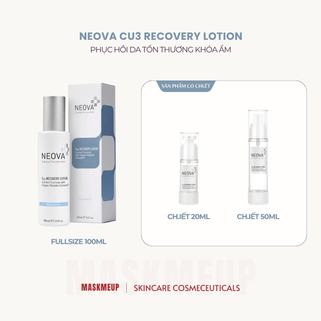 Neova Cu3 Recovery Lotion – Sữa dưỡng phục hồi da