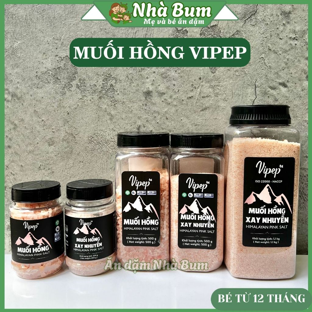 Muối hồng xay Vipep Muối hồng