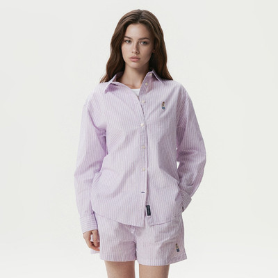 Áo Sơ Mi WHO.A.U Steve Loose Fit Striped Shirts_WHYSG2311F