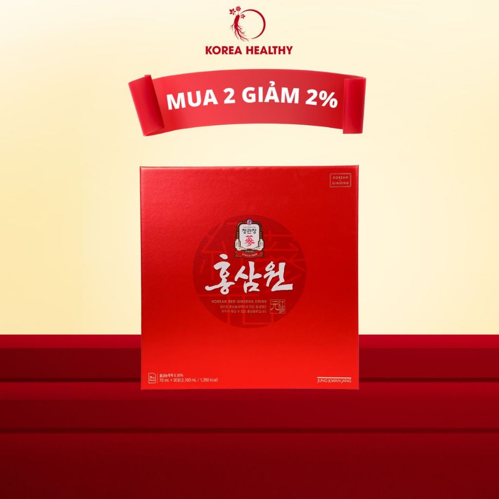 Nước Hồng Sâm Hàn Quốc 6 Năm Tuổi Won KGC Jung Kwan Jang