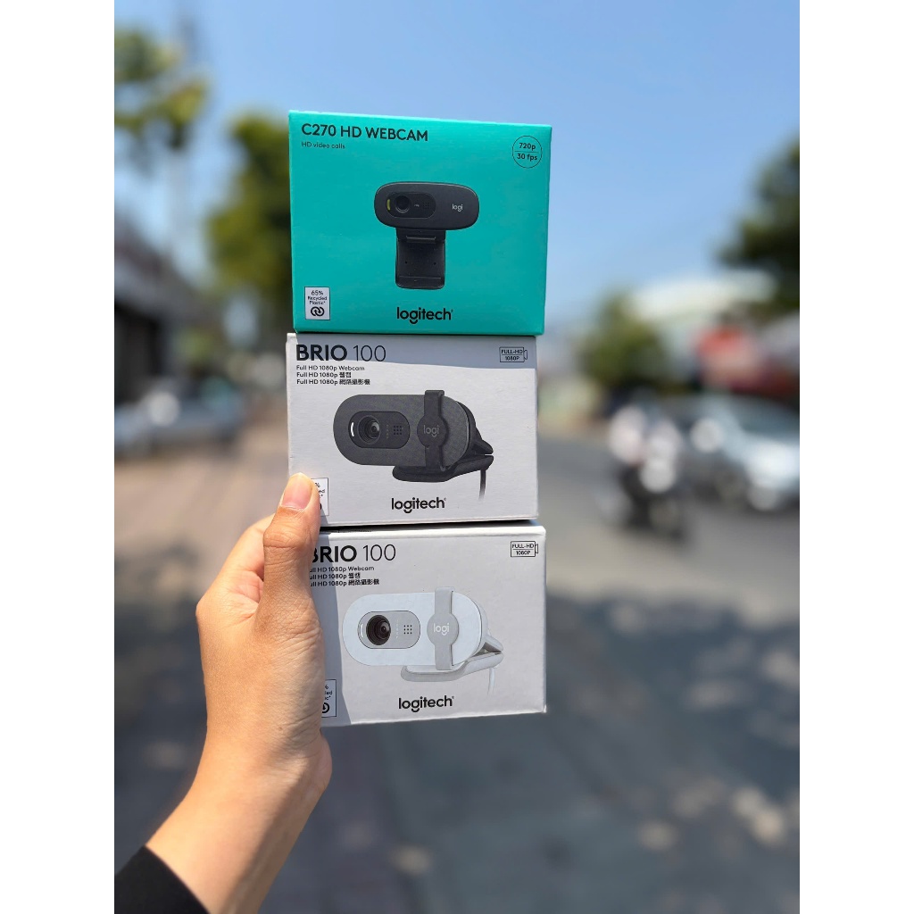 WEBCAM LOGITECH HD C270, WEBCAM Brio 100