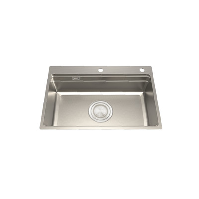 Chậu rửa chén 1 hố Malloca MS 7650 LINEN - ngang 76cm