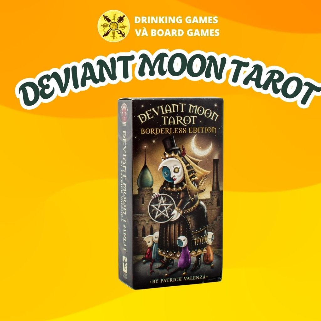 Bộ Bài Tarot Deviant Moon 78 Lá Trải Bài Chiêm Nghiệm Tâm Linh