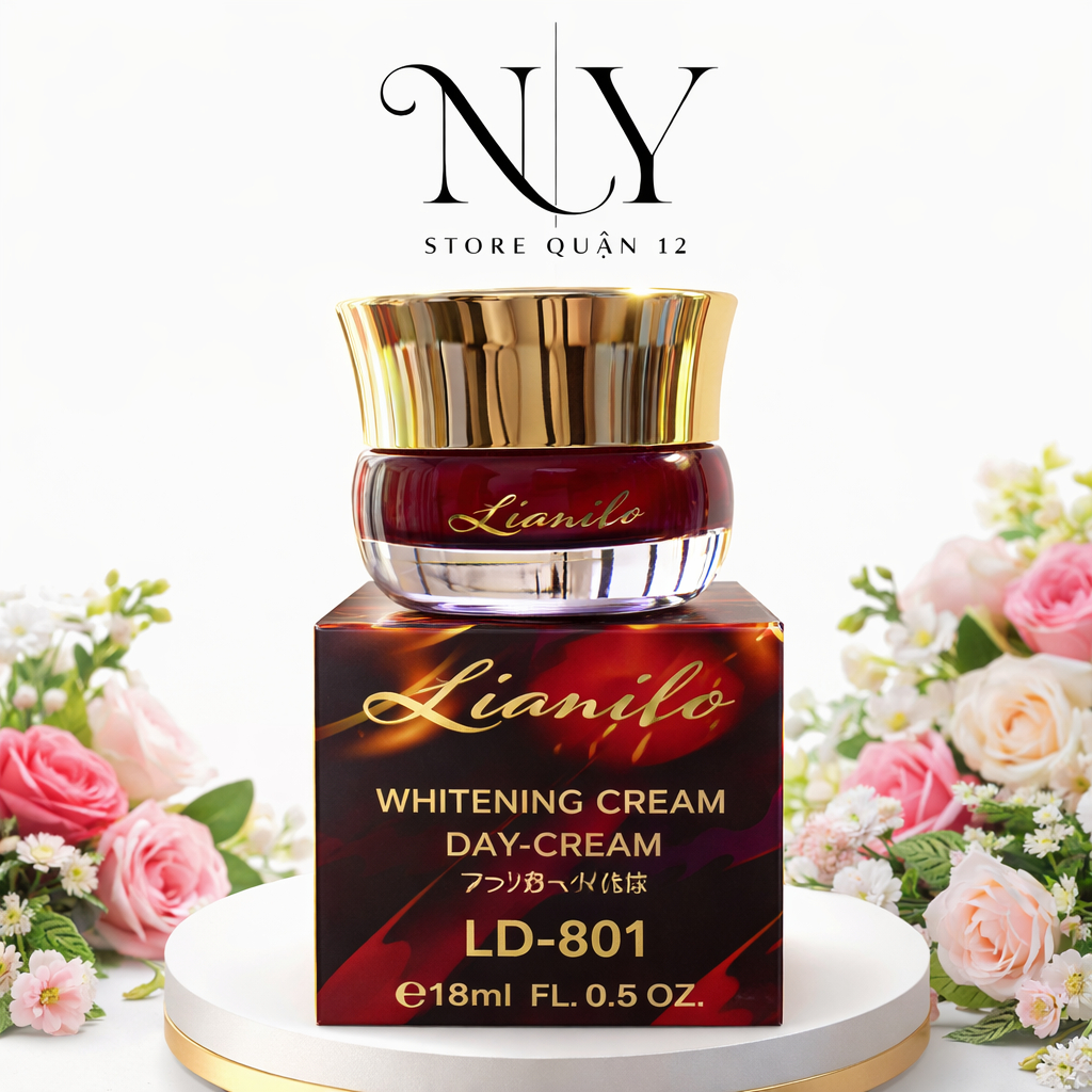 Kem dưỡng trắng da Lianibo LD-801 18ml | Whitening Cream | Dưỡng sáng – Mờ nám – Đều màu da