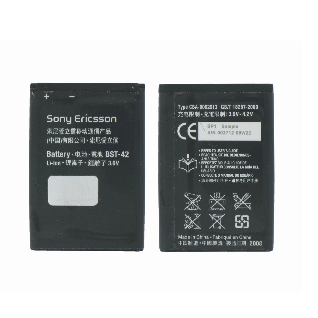Thay Pin Sony J132 J132i K810i BST-42 Zin Hãng Mới
