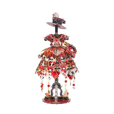 Mô Hình Kim Loại Lắp Ráp 3D MU Bộ Váy Quý Tộc Của Alice (113 mảnh, Đế Mica Đen) YM-N174-B – MP1243