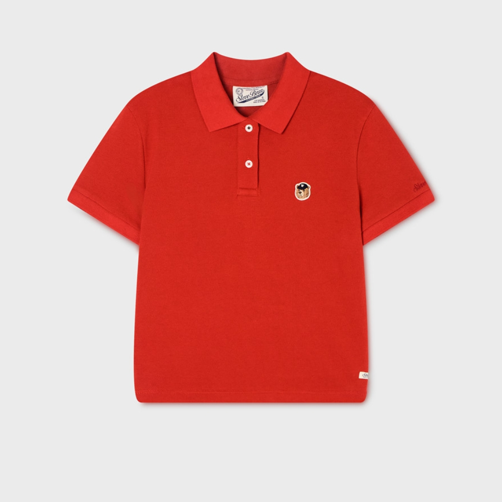 Áo Thun WHO.A.U Steve Crop Collar T-Shirt_WHHAG2411F | BigBuy360 - bigbuy360.vn
