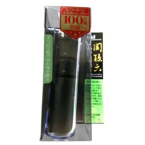 KAI Sekimagoroku Diamond and Ceramic Knife Sharpener for Easy Maintenance