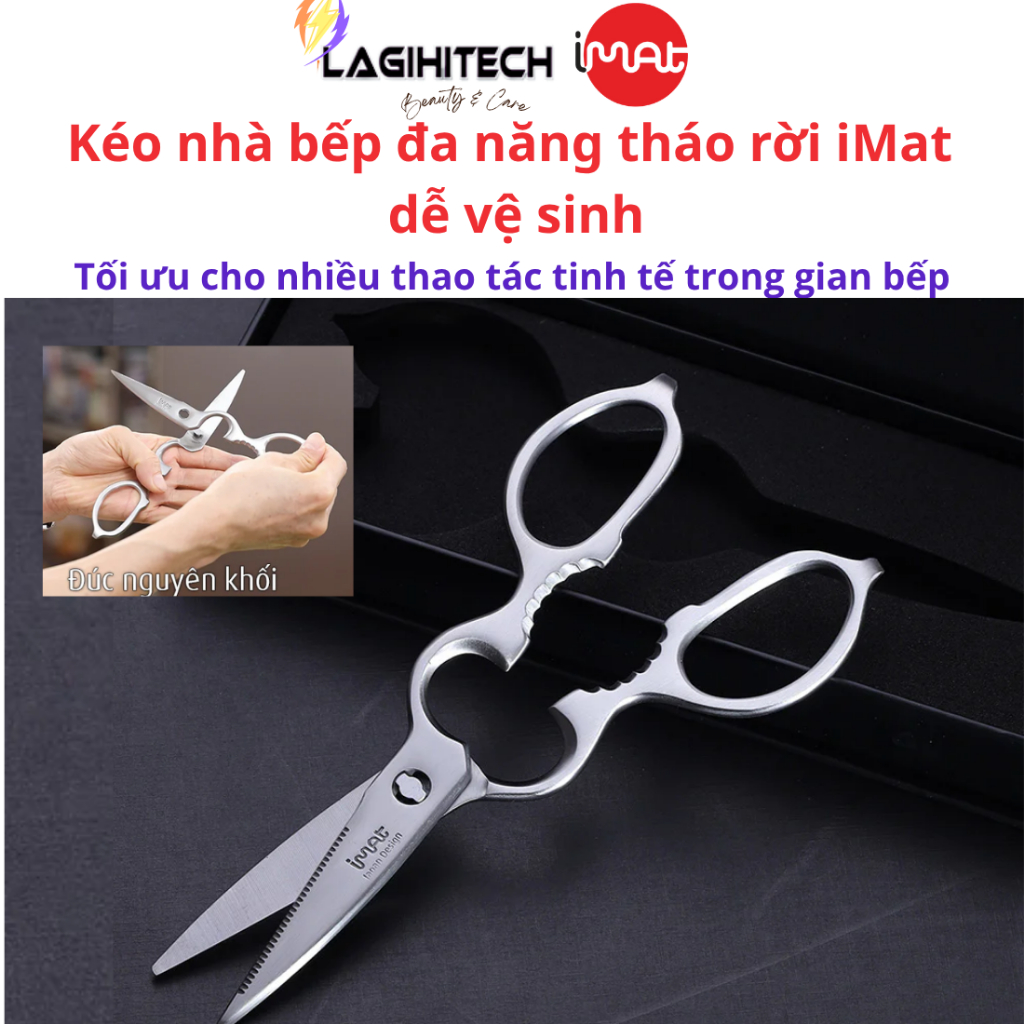[LIVE] Kéo nhà bếp đa năng tháo rời iMat dễ vệ sinh - BH 12 Tháng - Chính Hãng