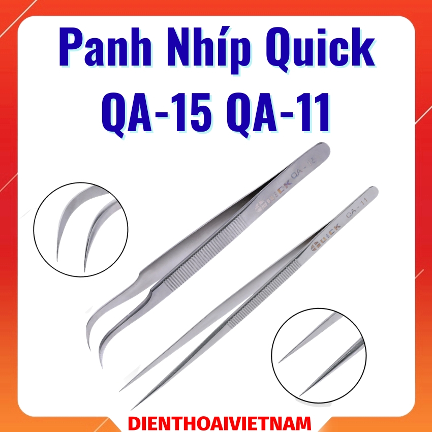 Panh Nhíp Quick QA-15 QA-11 Cong thẳng