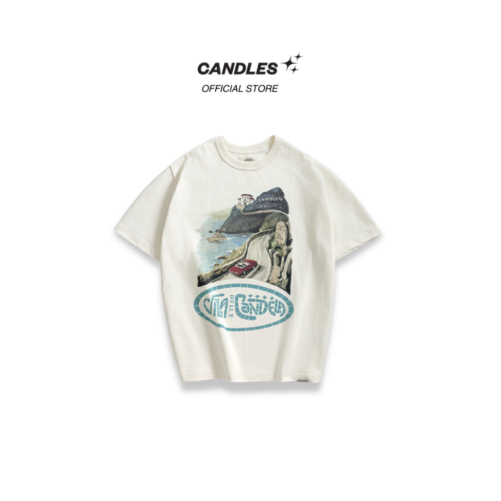 Áo Thun Candles Villa Dele Candela Oversized Tee Unisex