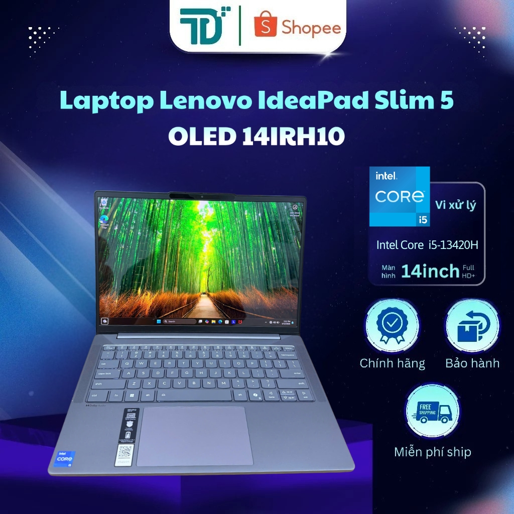 Laptop Lenovo IdeaPad Slim 5 OLED 14IRH10 i5-13420H/32GB/1TB/14" - Laptop 99%