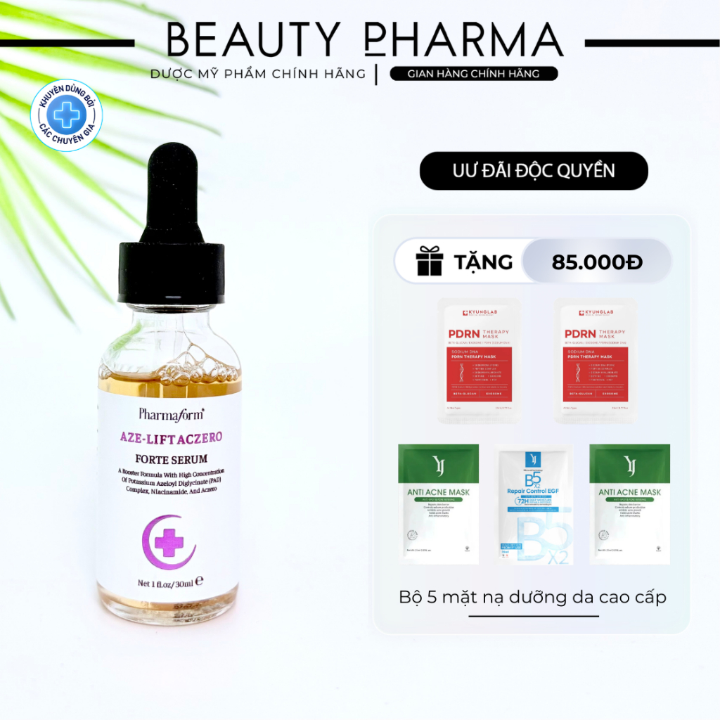 [DATE MỚI - CHÍNH HÃNG] Pharmaform Aze-lift Aczero Forte - Serum Ngừa Mụn, Làm Sáng Và Cải Thiện Tìn