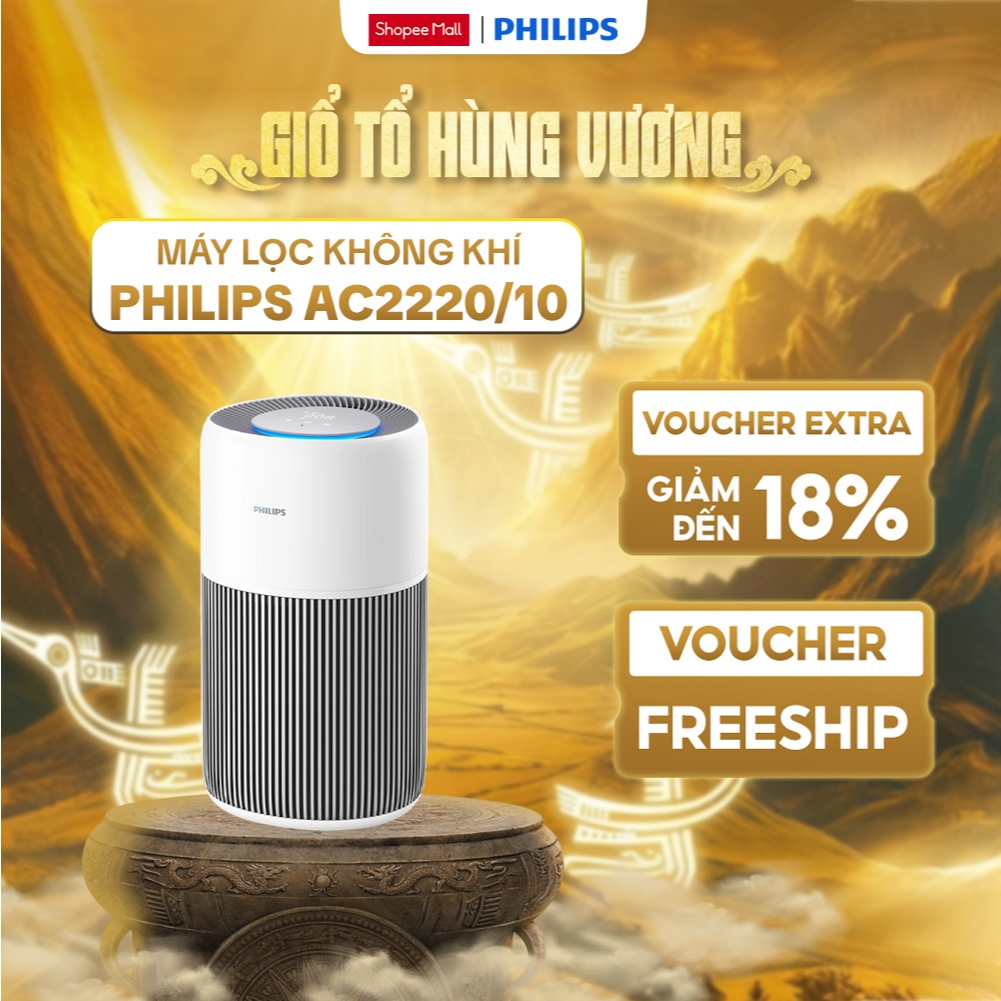 Máy Lọc Không Khí Philips AC2220/10 |109m2 - Hàng Chính Hãng