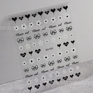 [Mua từ 2 tấm giá ưu đãi] Sticker dán móng các mẫu Hoa 3D quả nail